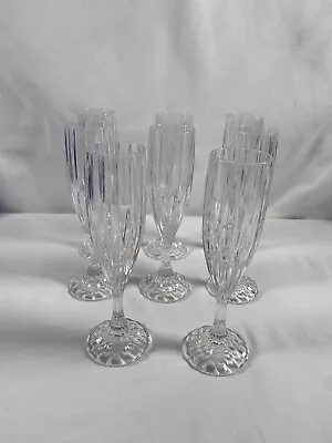 ONE Mikasa Park Lane Crystal Champagne Flute West Germany #457 READ • $18