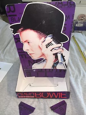 Original David Bowie  Promo Display Box For Black Tie White Noise CDs • £50