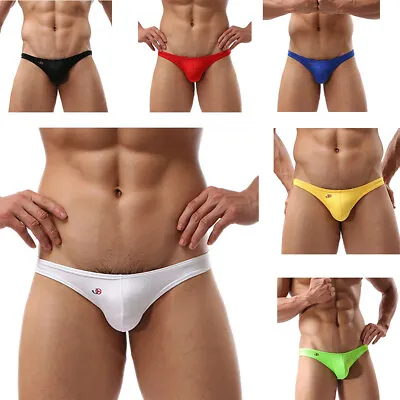 JOE Men's Sexy Underwear Bikini Shorts Soft Boxer Briefs Panties Cotton Thongs • $5.49