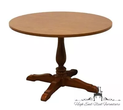 ETHAN ALLEN Heirloom Nutmeg Maple Early American 42  Round Game Table • $483.99