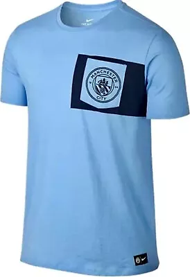 Nike Manchester City Club Team Crest Logo T-Shirt • $16.49