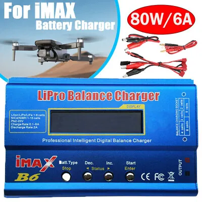 IMAX B6 Intelligent Balance Battery Charger RC Digital Discharger For LiPo NiMh • £19.90