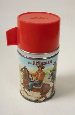 $195 • Buy The Rifleman Thermos (A3L) Aladdin Half Pint Vacuum Bottle EUC Chuck Conners