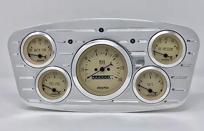 1933 1934 Ford Car 5 Gauge Dash Cluster Tan • $299