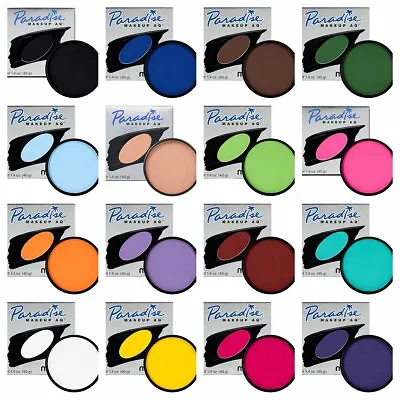 Mehron Paradise AQ Face Body Paint ALL Colors Cake Makeup Stage FX Full Size 40G • $13.95