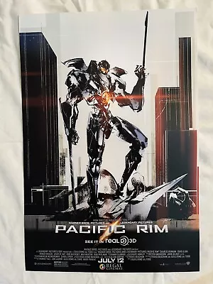 PACIFIC RIM 11.5x17 PROMO REGAL MOVIE POSTER • $22