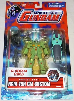 Bandai Mobile Suit Gundam 0083 RGM-79N GM CUSTOM 4.5  Action Figure #11543 MSIA • $24.99