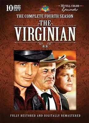 THE VIRGINIAN TV SERIES COMPLETE SEASON FOUR 4 New Sealed 10 DVD Set • $40.32
