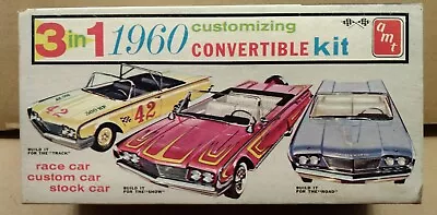 Vintage Built AMT 1960 Ford Convertible In 1/25th Scale. • $12.50