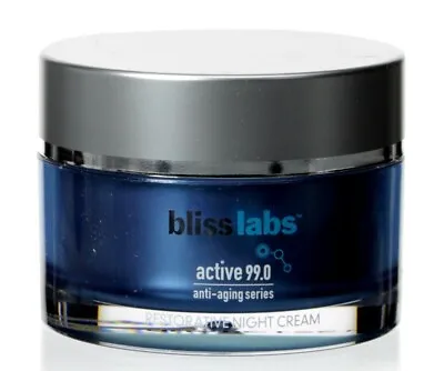 Bliss Labs Active 99.0 Anti-Aging Series Restorative Night Cream 50ml/1.7oz NIB • $89.89
