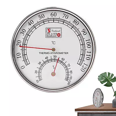 Sauna Thermometer Celsius 2-in-1 Temperature Humidity Gauge Steam Sauna Room  • $12.34