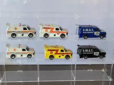 Lot Of 6 Matchbox Superfast Ford Supervan II Emergency Vehicles • $16.50