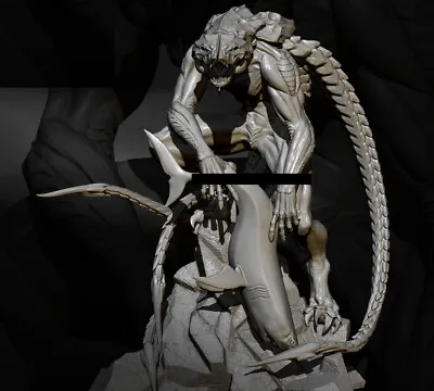 85mm Alien Predator Sea Monster Resin Figure Model Kit GK Unassembled Unpainted • $60.71