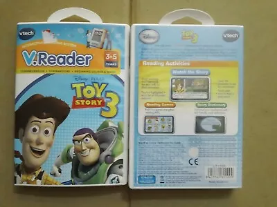 Lot Of (2 Total) V-Tech Disney Toy Story 3 V Reader Games Ages 3-5yrs. • $17.99