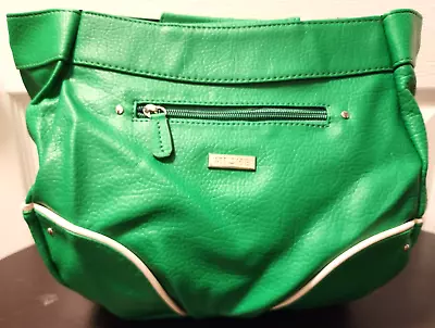 NEW - Miche Demi Shell -  Judith  Retired - Green & White Faux Leather • $12.95