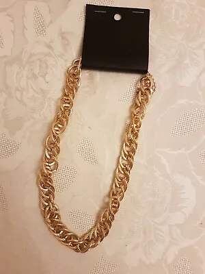 H&M Chunky Gold Chain Necklace Women's Fashion Costume Jewellery BRAND NEW • £6.75