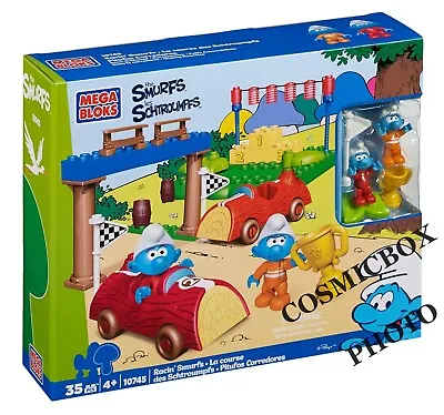 MEGA BLOKS - Les SMURFS La Race De Bolide Cars Figurines Smurfs Smurfs • $31.79