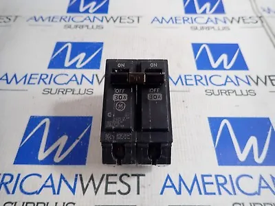 GENERAL ELECTRIC THQB2130 CIRCUIT BREAKER 2 POLE 30A 120/240V Bolt On THQB • $15