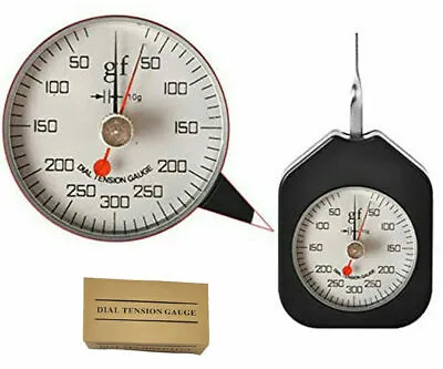 Dial Tension Meter Analog Gram Force Gauge Double Pointer Tensionmeter 300g • $31.50