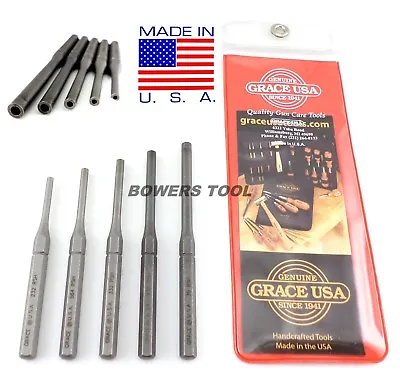 Grace Roll Pin Holder Punch Set 5pc Hollow Center Hole For Springs And Pins USA • $31.99