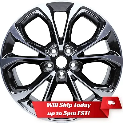 New Set Of 4 18  Machined Black Alloy Wheels Rims For 2017-2019 Chevrolet Cruze • $549