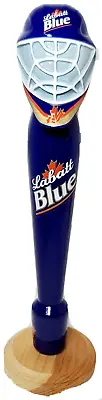 Labatt Blue Hockey Goalie Mask Canada Maple Leaf 13  Beer Tap Handle Mancave Bar • $49.99