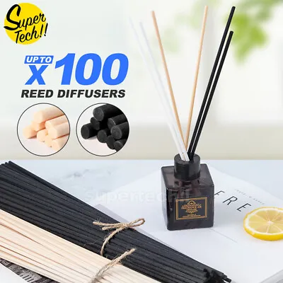 8X-100X Reed Diffuser Reeds Sticks Rattan Aromatherapy Aroma Bulk Pack 220mm*3mm • $9.85