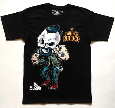 PANTEON ROCOCO T-Shirt RARE Embroidered Logo Dr. Shenka Maldita Vecindad Ska Mex • $31.99