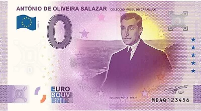 1 X 0 EURO - António De Oliveira Salazar (Portugal) - EuroSouvenir • £9.50