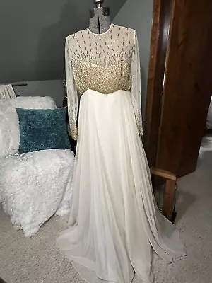 Vintage Victoria Royal LTD Beaded Evening Gown • $225