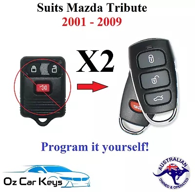 For Mazda Tribute Remote Key Less Fob 2001 2002 2003 2004 2005 2006 2007 2008 09 • $57