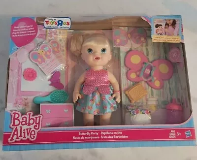 Baby Alive Doll & Accessories  Butterfly Party  • $95