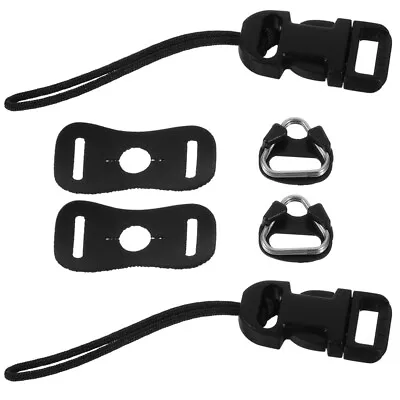  Camera Strap Triangle Split Ring Attachment Clips Buckle Lanyard • £7.99