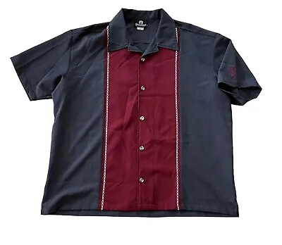 Graceland Mens XXL Elvis Presley Short Sleeve Button Up Shirt Rockabilly • $19.95