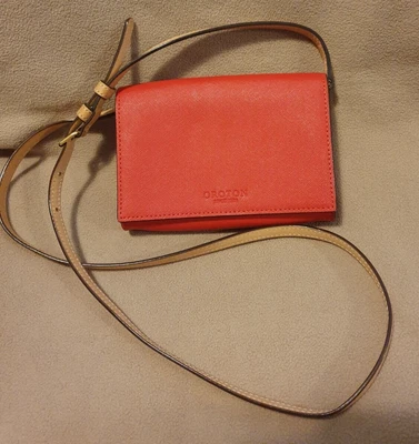$75 • Buy Oroton Small Red Colour Crossbody Bag, Clutch, Purse
