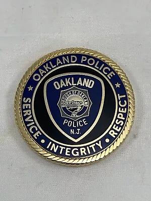 Oakland NJ New Jersey Police Department Challenge Coin Bergen County • $69