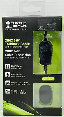 Turtle Beach Xbox 360 Talkback Cable With Foam Windscreen - Brand New - Audio • $14.62