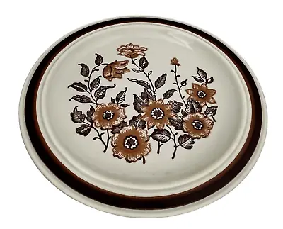 Homer Laughlin Country Inn Collection Dinner Plate Beige/Brown Floral 10 In VTG • $7.99
