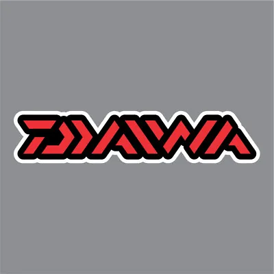 Red And Black 8  Daiwa Decal Sticker For Truck RV Boat And More! • $9.99