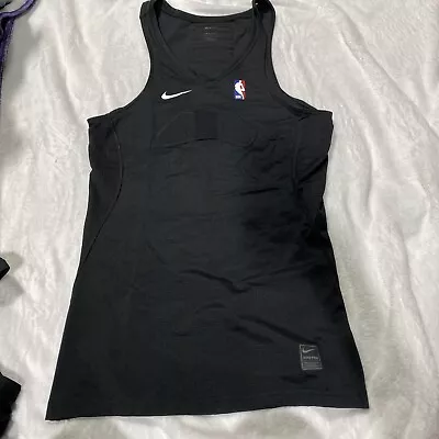 Nike Pro Dri Fit Compression Tank Top NBA Issued Medium Black • $110