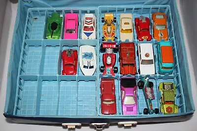 1968's Matchbox Series 41 Collectors Case Full With 17 Vintage Model Cars • $119