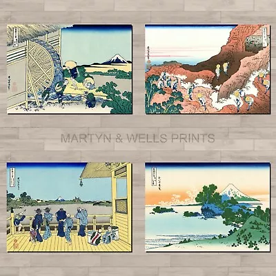 £4.98 • Buy Hokusai Prints: A4 Canvas Paper / Art. Japanese Ukiyo-e. Fuji. Woodblock.