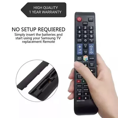  Replacement Remote Control BN59-01198Q  Works All Samsung 3D LCD LED Smart TV  • £7.39