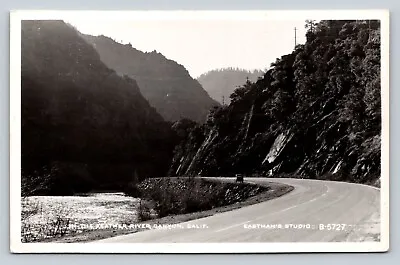 RPPC Feather River Old Car On The Road Canyon California CA VINTAGE Postcard • $8.98