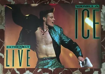 VANILLA ICE  Extremely Live  Rare Original Promotional Poster • $24.99