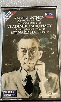 Rachmaninov. Piano Concerto No 3. Bernard Haitink. Cassette • £6