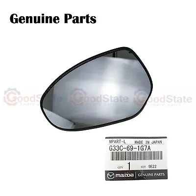 GENUINE Mazda 2 DE 3 BL 6 GH Left LH Electric Wing Side Mirror Glass & Holder • $54.03