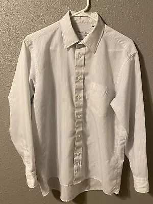 Vintage 1980’s Christian Dior Chemises Men’s Button Down Shirt Size 16 32/33 • $45