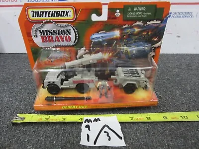 Matchbox Military DESERT RAT Mission Bravo Vehicle Figure Weapon (MM.9.1.) • $34.99