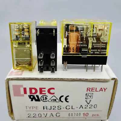 5PCS IDEC RJ2S-CL-A220 Power Relay 220VAC  8Pin • $20.99